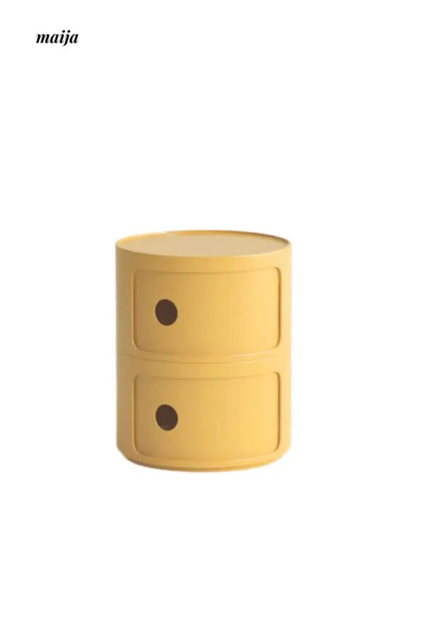 PUMPKIN BOX Round Minimalist Bedside Table - Image 41