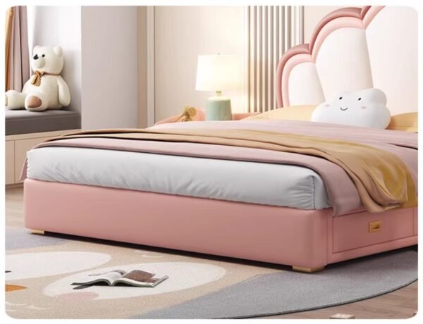 MORNING FOREST Isabella Elegant Crown Storage Bed - Image 17