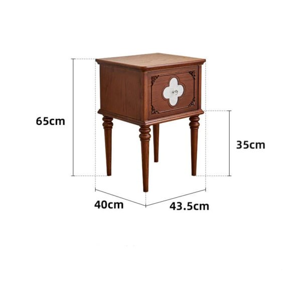 DOSMARS Charlotte French Retro Bedside Cabinet - Image 3