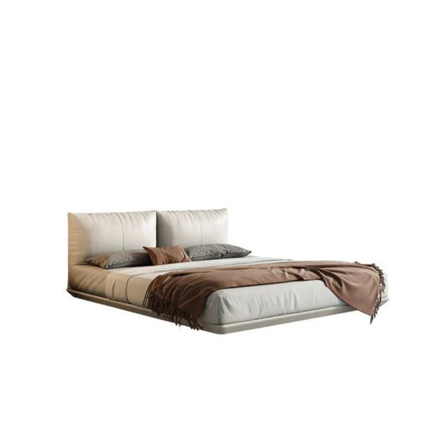 DIPU Diego Minimal Suspended Leather Bed - Image 2