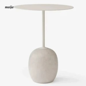 YAN JIAN Minimalist Marble Side Table