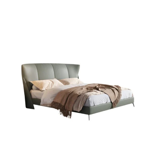 DIPU Brylee Cream Modern Scandinavian Bed - Image 3