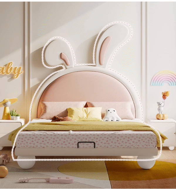 MORNING FOREST Isabella Fuchsia Rabbit Crib - Image 5