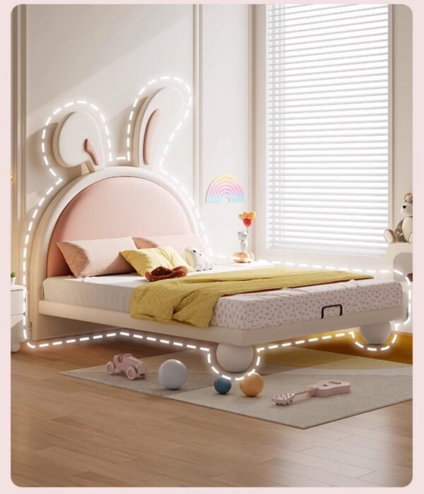 MORNING FOREST Isabella Fuchsia Rabbit Crib - Image 9