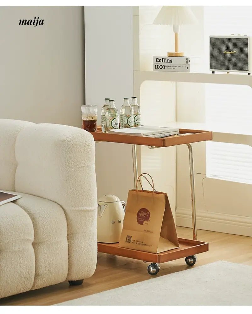 MIKA Retro Movable Storage Side Table - Image 10