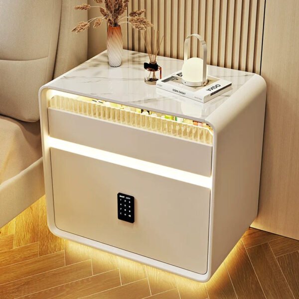 BESTFU Alaric Multipurpose Smart Bedside Table for Contemporary Bedrooms - Image 13