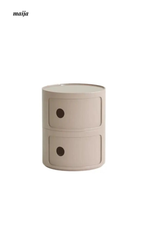 PUMPKIN BOX Round Minimalist Bedside Table - Image 59