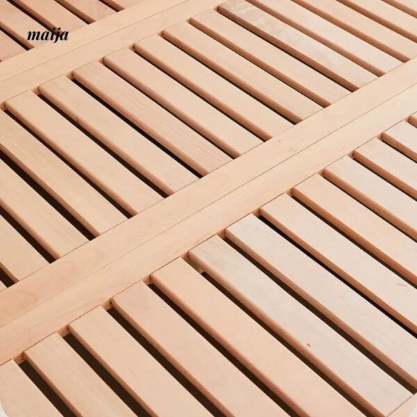 DOSMARS Evelyn Allory Wood Solid Bed - Image 4