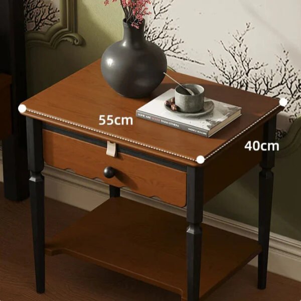 SAMMI Ava French Medieval Bedside Table - Image 4