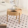 MIKA Multifunctional Solid Wood Storage Side Table
