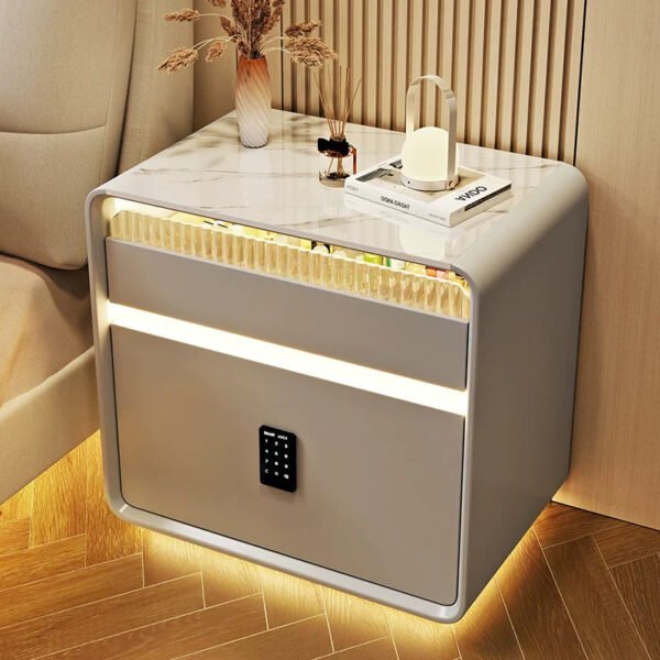 BESTFU Alaric Multipurpose Smart Bedside Table for Contemporary Bedrooms - Image 14