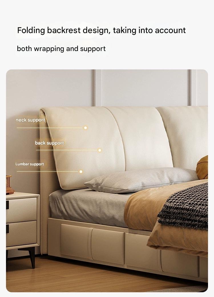 DIPU Brooke Luxury Italian Leather Bed - Image 13