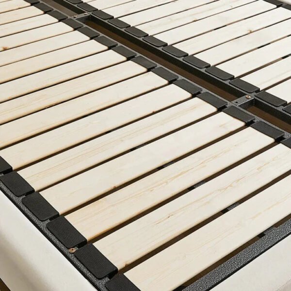 DOSMARS Ava Dama Velvet Double Bed - Image 3
