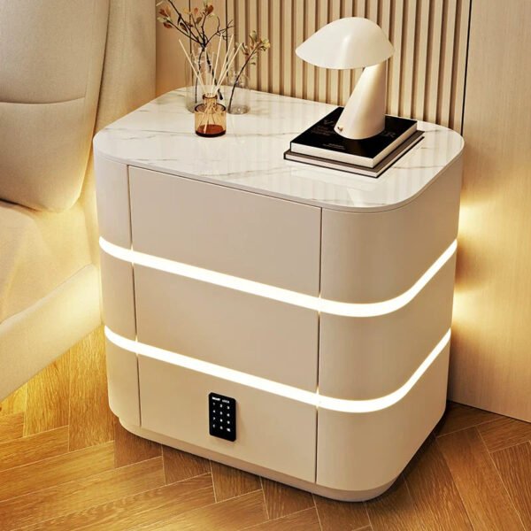 BESTFU Zephyr Smart Bedside Table with Sleek Functionality - Image 17