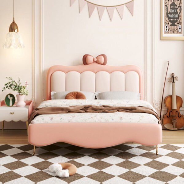 MORNING FOREST Isabella Elegant Bowed Crib with Storage System - Image 6
