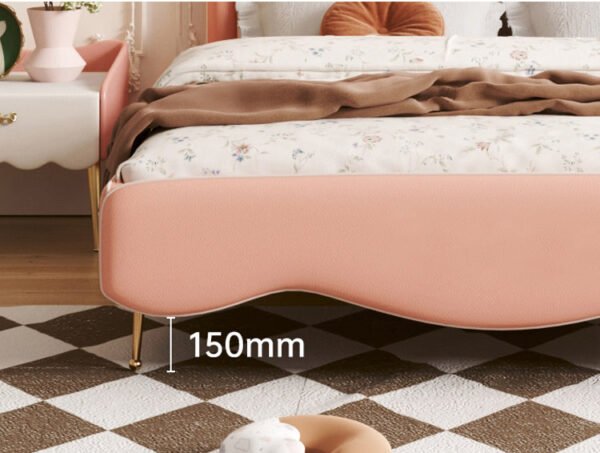 MORNING FOREST Isabella Elegant Bowed Crib with Storage System - Image 8