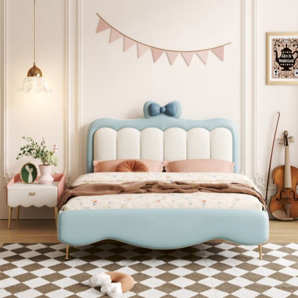 MORNING FOREST Isabella Elegant Bowed Crib with Storage System - Image 10