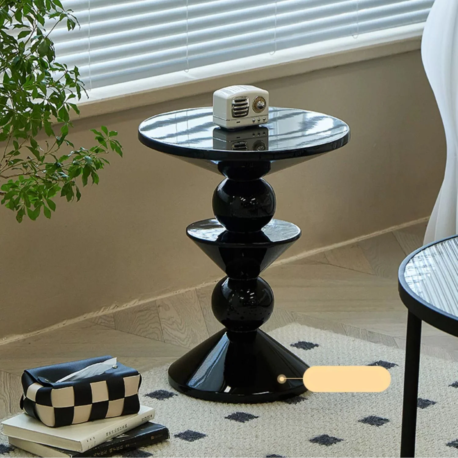 LAZYSPACE Jasper Retro Bedside Table - Image 2