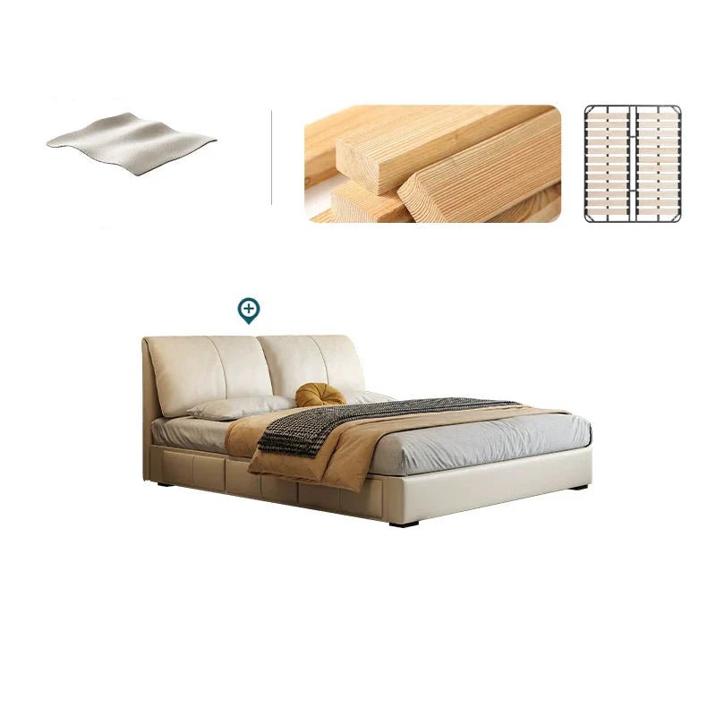 DIPU Brooke Luxury Italian Leather Bed - Image 2