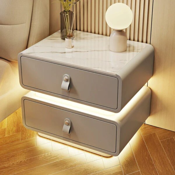 BESTFU Alaric Multipurpose Smart Bedside Table for Contemporary Bedrooms - Image 2
