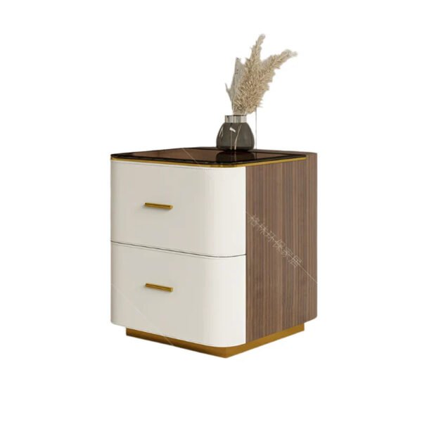 GEPH Theo Cream Bedside Storage Cabinet - Image 6
