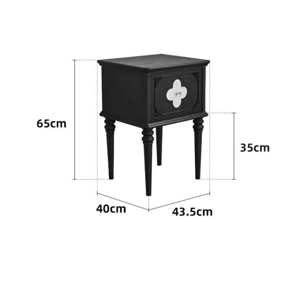 DOSMARS Charlotte French Retro Bedside Cabinet - Image 4