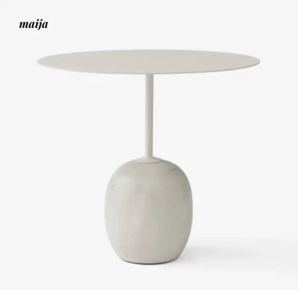 YAN JIAN Minimalist Marble Side Table - Image 2
