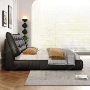 DIPU Loretta Modern Atmospheric Leather Bed