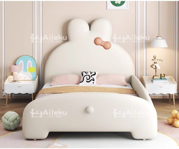 MORNING FOREST Oliver Modern Cream Rabbit Crib Slide - Image 11