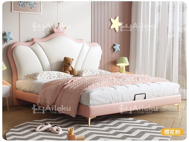 MORNING FOREST Isabella Crowned Minimalist Princess Bed - Image 17