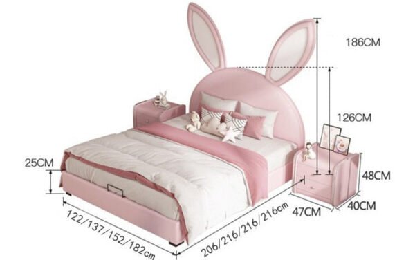 MORNING FOREST Isabella Luxurious Leather Rabbit Crib - Image 9