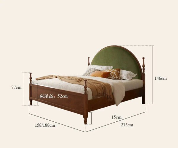 DOSMARS Theo French Space-Saving Double Bed - Image 11