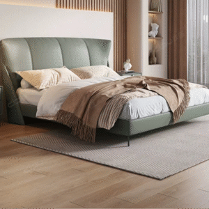 DIPU Brylee Cream Modern Scandinavian Bed