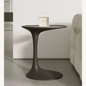 SAMMI Oliver Modern White Wax Wood Side Table