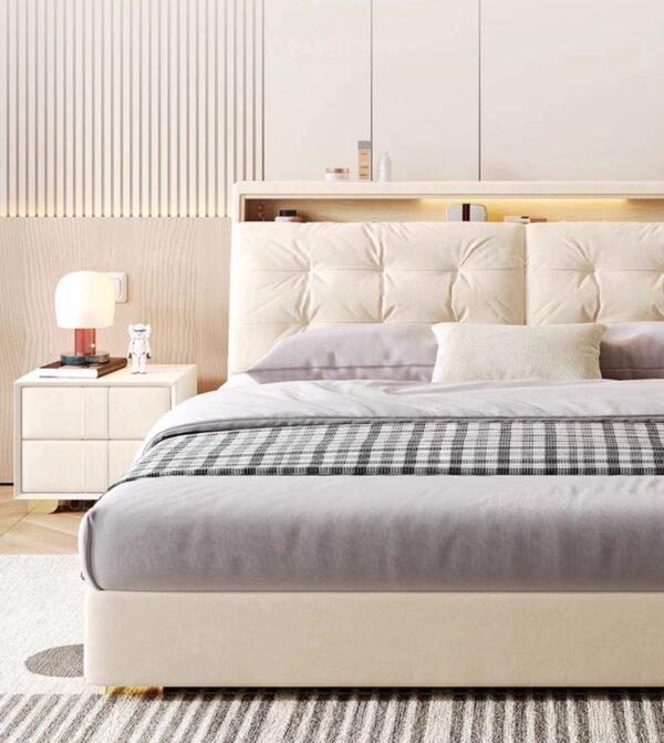 YUMENG Cat Scratch Resistant Fabric Bed - Image 3