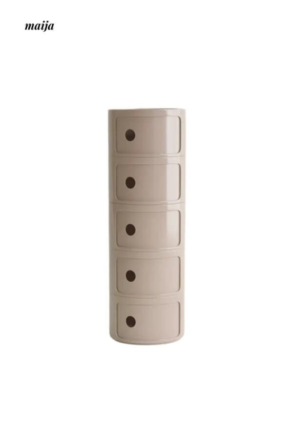 PUMPKIN BOX Round Minimalist Bedside Table - Image 53