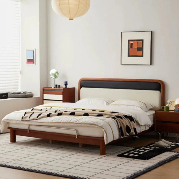 SAMMI Grace Modern Boxwood Bedside Table - Image 4