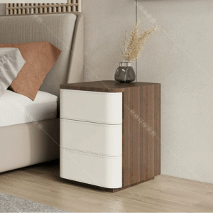 GEPH Theo Cream Bedside Storage Cabinet