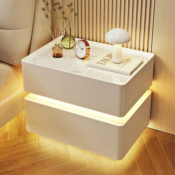BESTFU Alaric Multipurpose Smart Bedside Table for Contemporary Bedrooms - Image 5