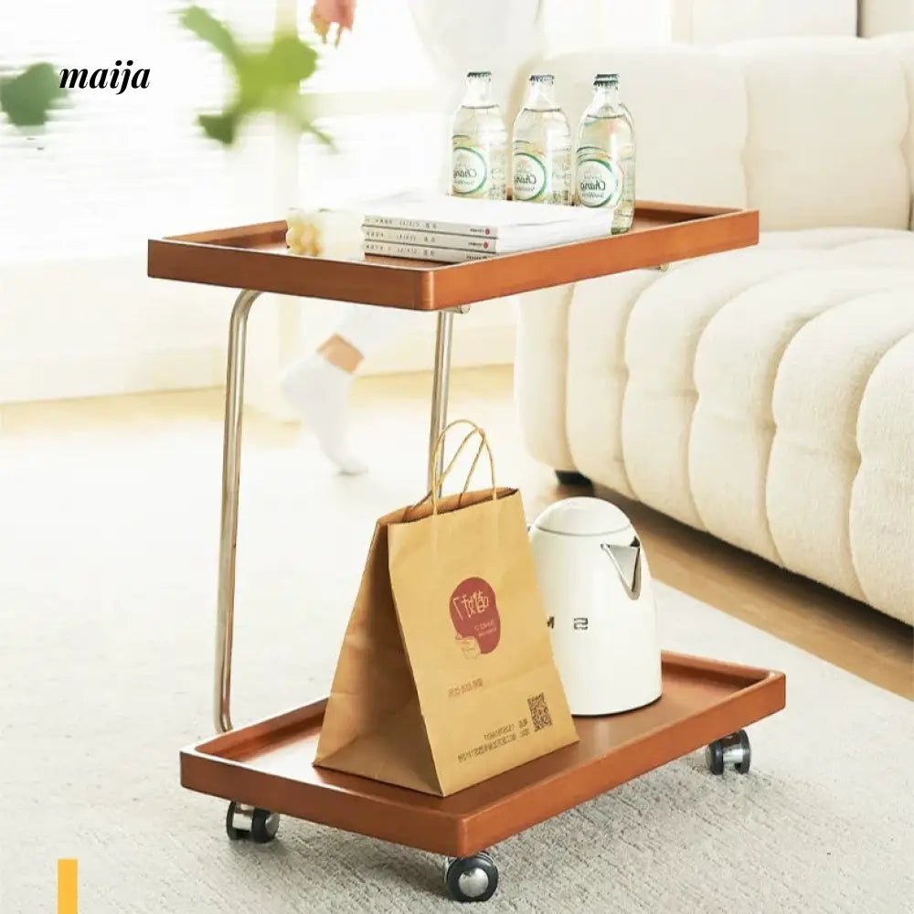 MIKA Retro Movable Storage Side Table - Image 5