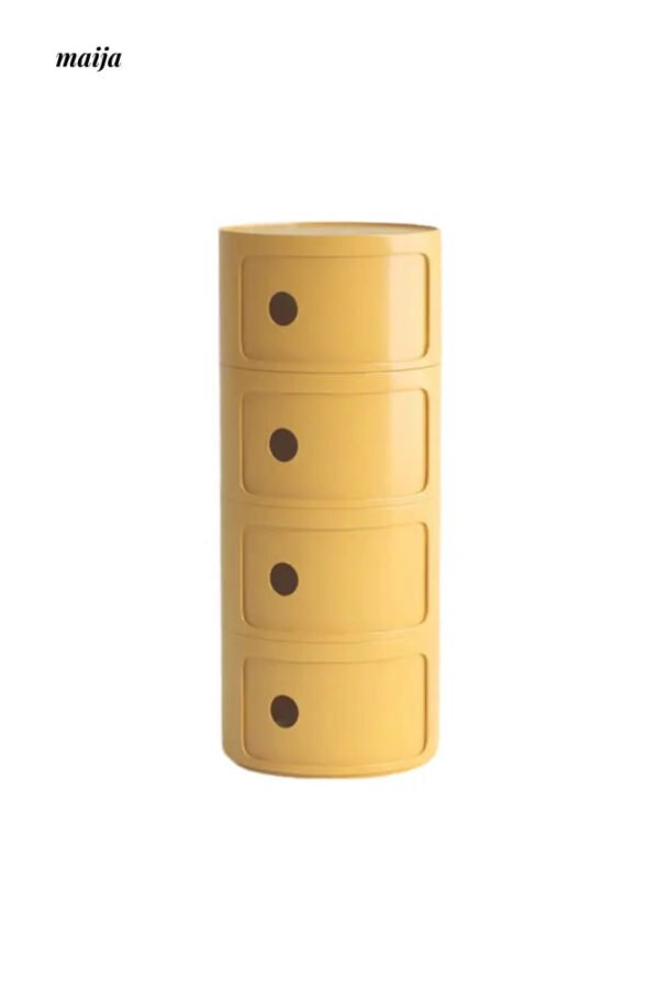 PUMPKIN BOX Round Minimalist Bedside Table - Image 39