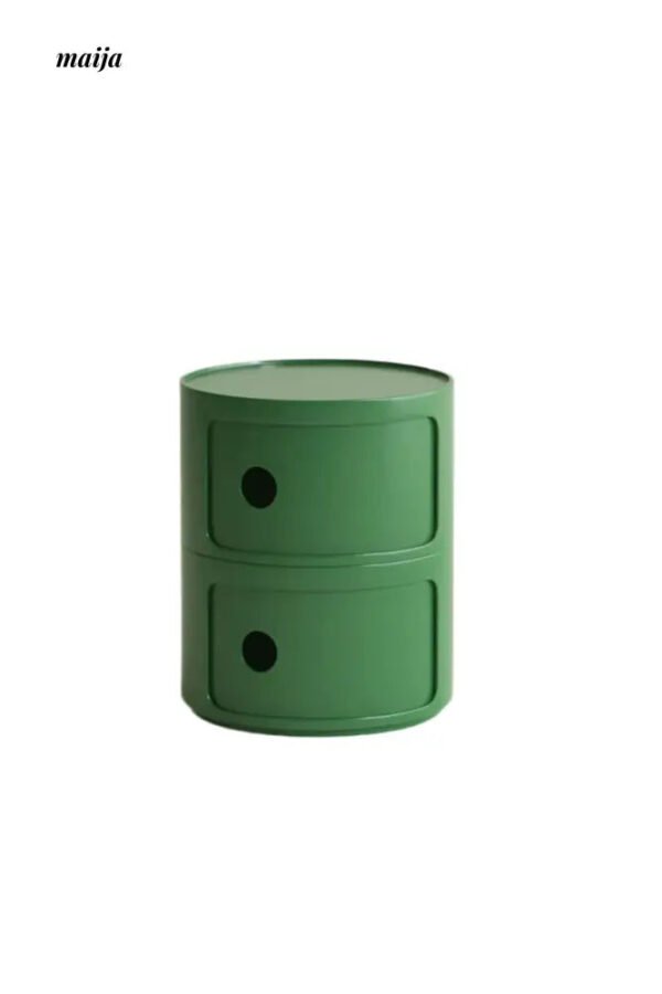 PUMPKIN BOX Round Minimalist Bedside Table - Image 62