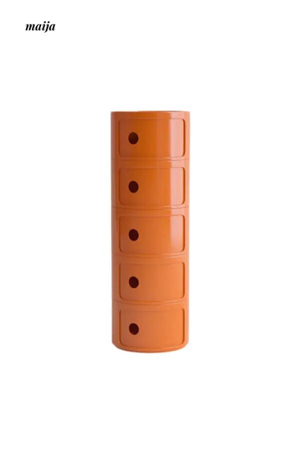 PUMPKIN BOX Round Minimalist Bedside Table - Image 54