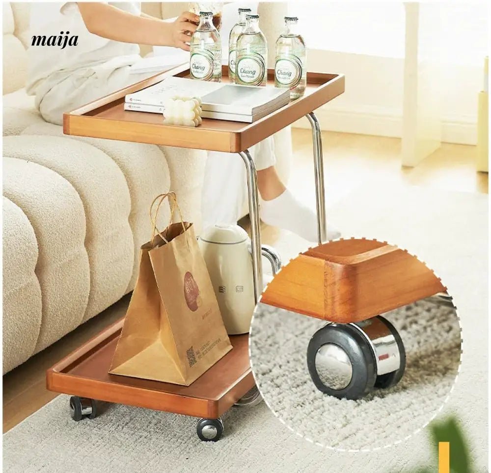 MIKA Retro Movable Storage Side Table - Image 7