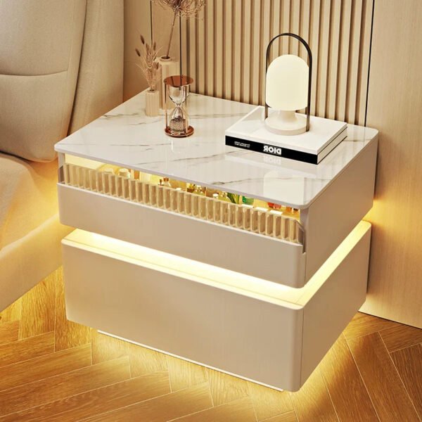 BESTFU Alaric Multipurpose Smart Bedside Table for Contemporary Bedrooms - Image 9