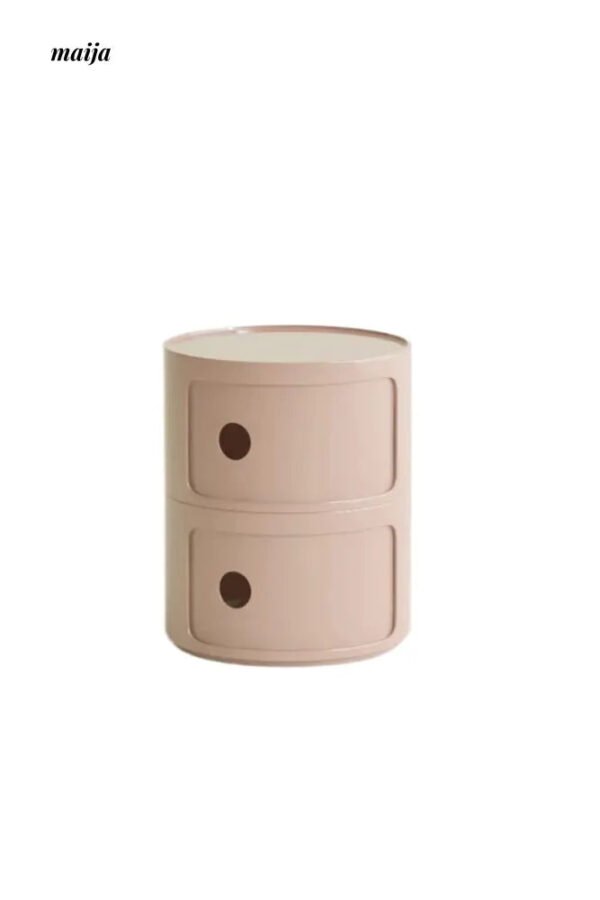 PUMPKIN BOX Round Minimalist Bedside Table - Image 61