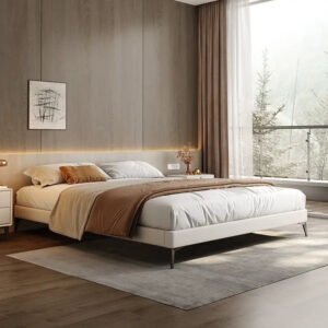 DIPU Brian Nordic Modern Light Luxury Bed