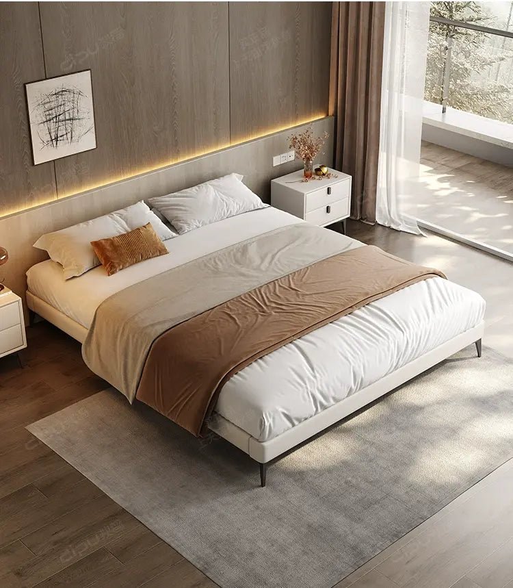 DIPU Brian Nordic Modern Light Luxury Bed - Image 3