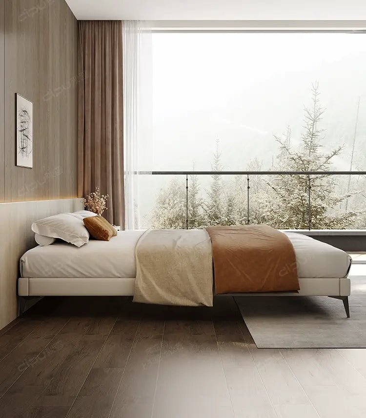 DIPU Brian Nordic Modern Light Luxury Bed - Image 5