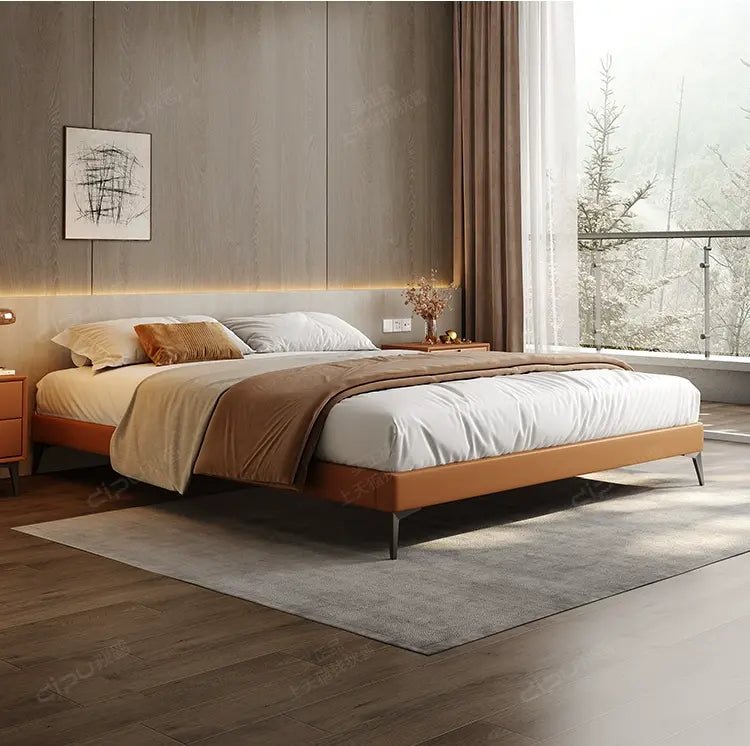 DIPU Brian Nordic Modern Light Luxury Bed - Image 7